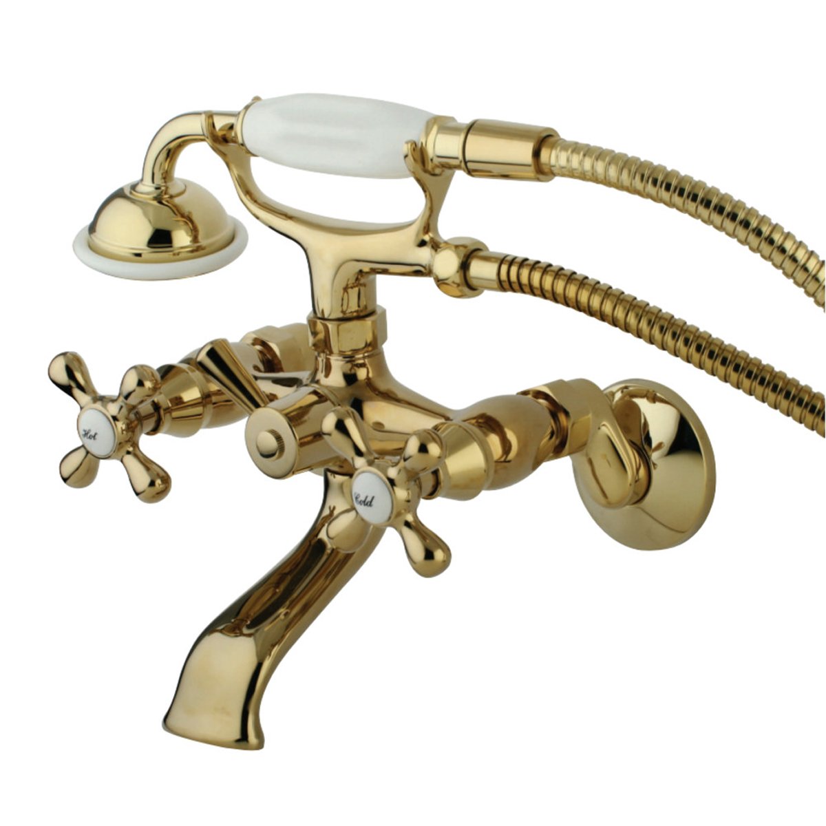 Kingston Brass CCK265SND Vintage Wall Mount Clawfoot Tub Faucet