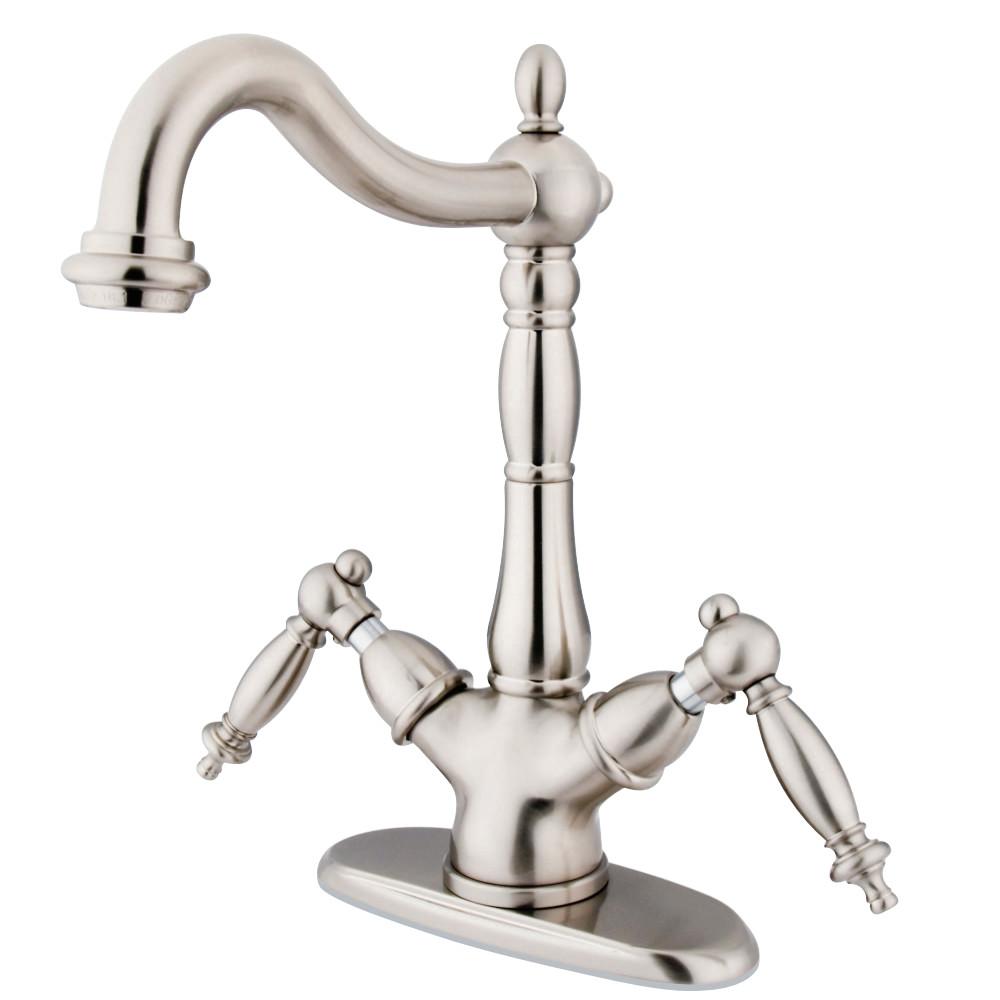 Kingston Brass Heritage Vessel Deck Mount Sink Faucet
