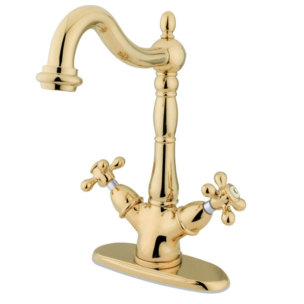 Kingston Brass Heritage Vessel Sink 2-Handle Faucet