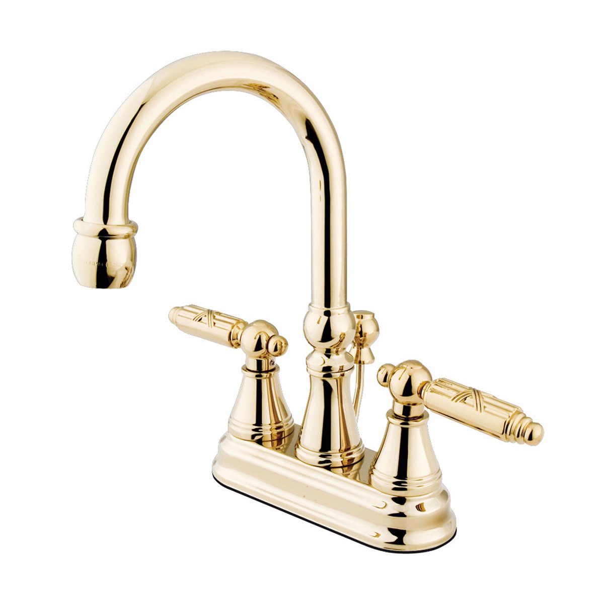 Kingston Brass Georgian 4-Inch Centerset 3-Hole Bathroom Faucet
