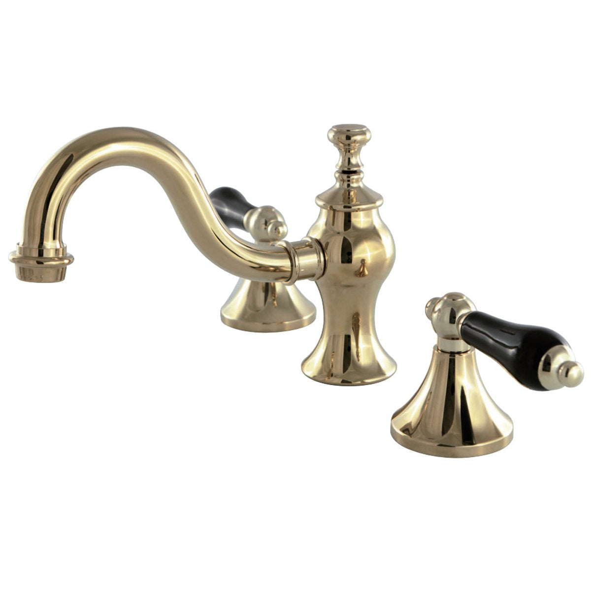 Kingston Brass Duchess Deck Mount 3-Hole 8-Inch Widespread Bathroom Faucet