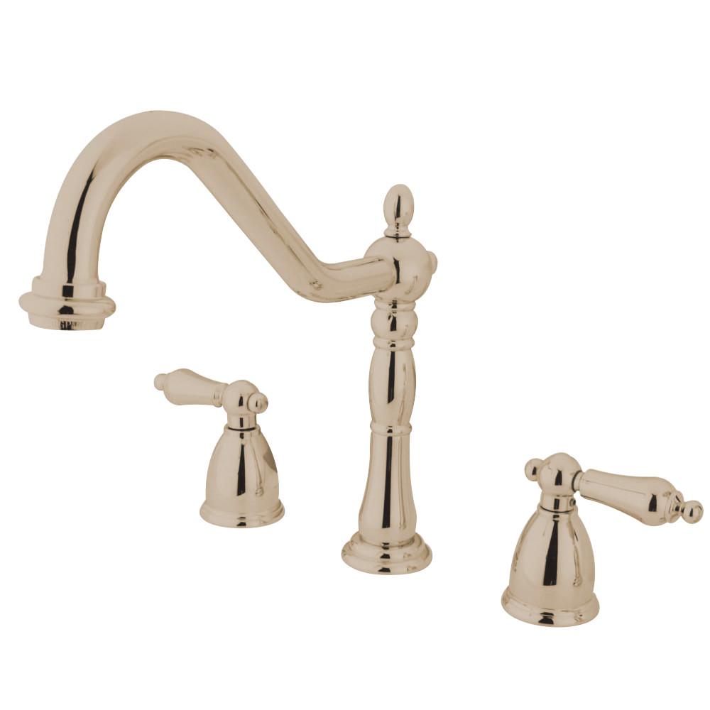 Kingston Brass Heritage Widespread 3-Hole Kitchen Faucet