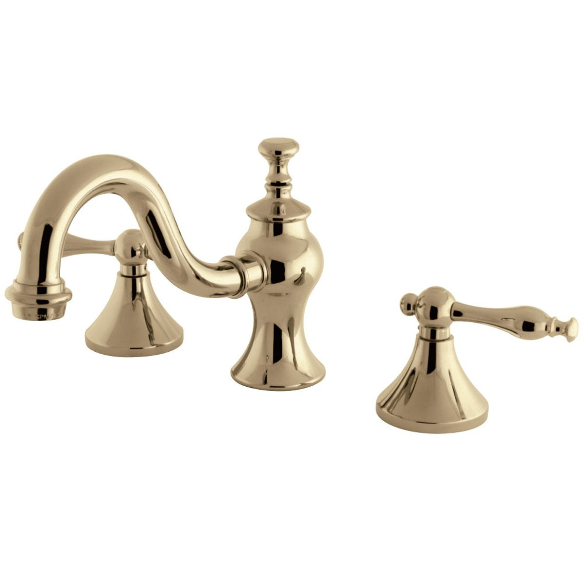 Kingston Brass Naples 8" Widespread Bathroom Faucet