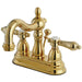 Kingston Brass Twin Handles 4-Inch Centerset Bathroom Faucet-DirectSinks