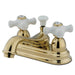 Kingston Brass Vintage 4-Inch Centerset Deck Mount Bathroom Faucet-DirectSinks