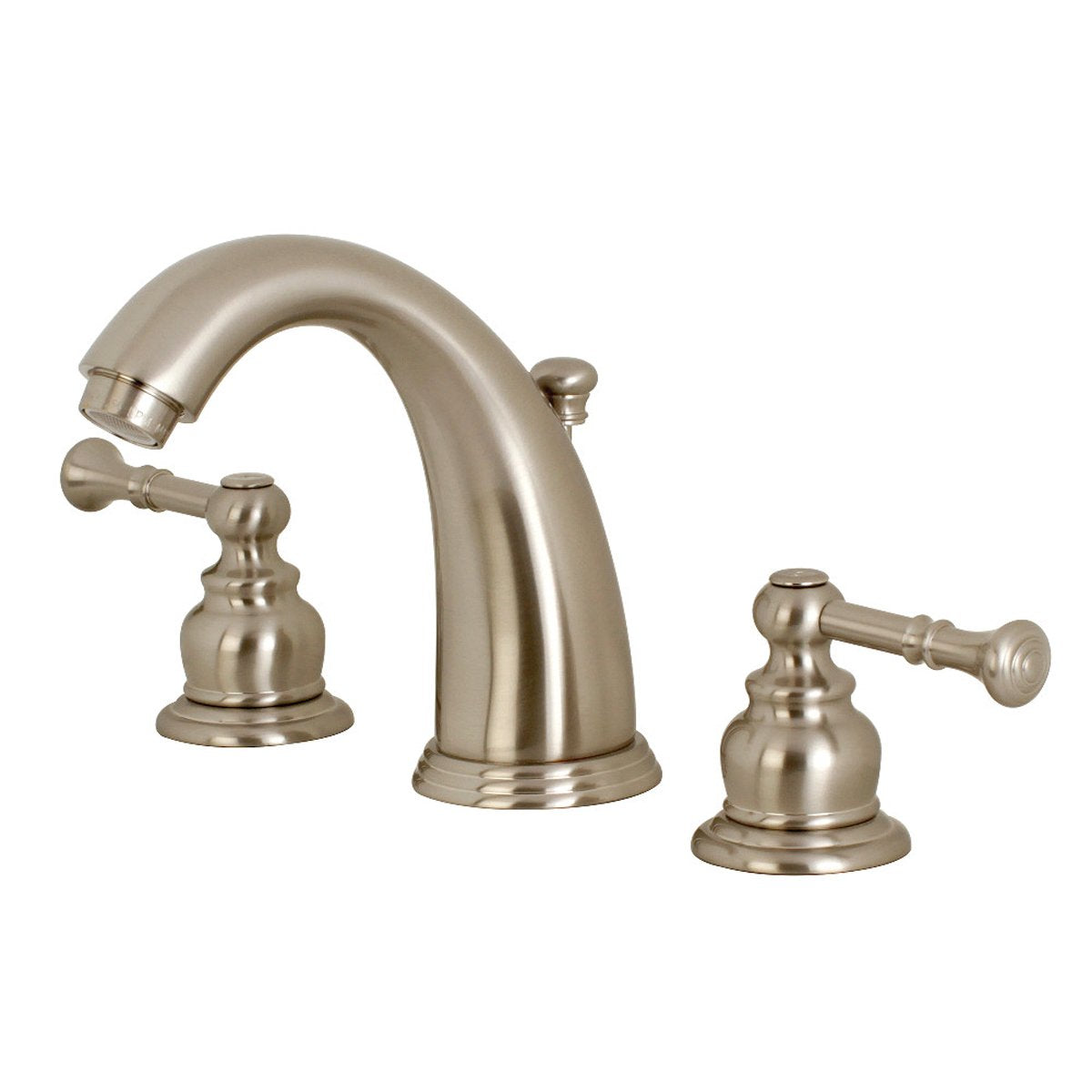 Kingston Brass Naples Deck Mount Widespread Bathroom Faucet