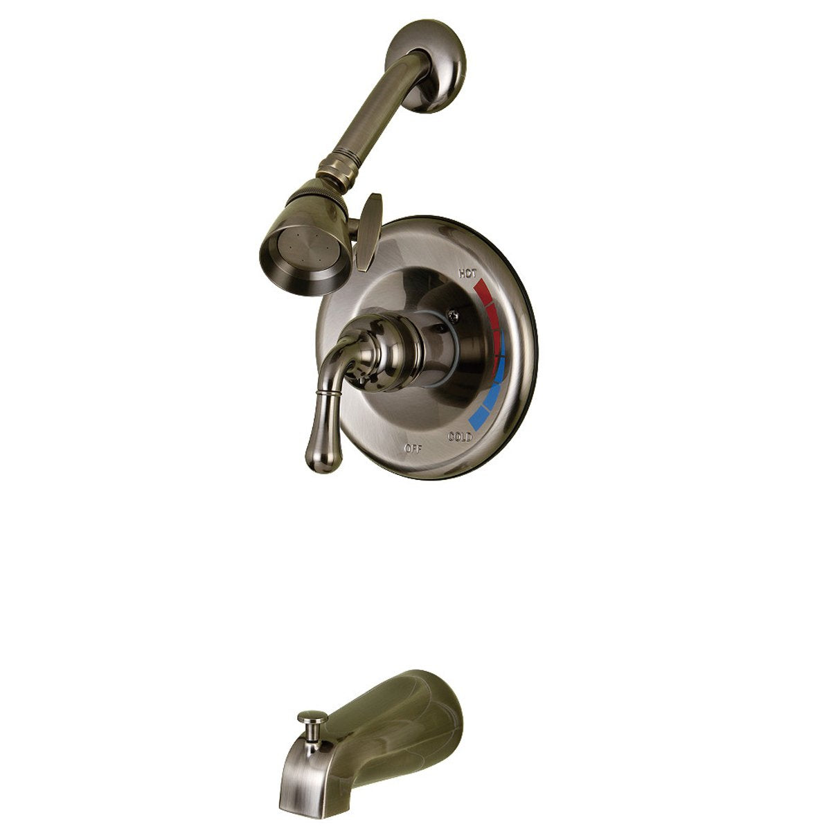 Kingston Brass Magellan Tub and Shower Faucet with Single Handle