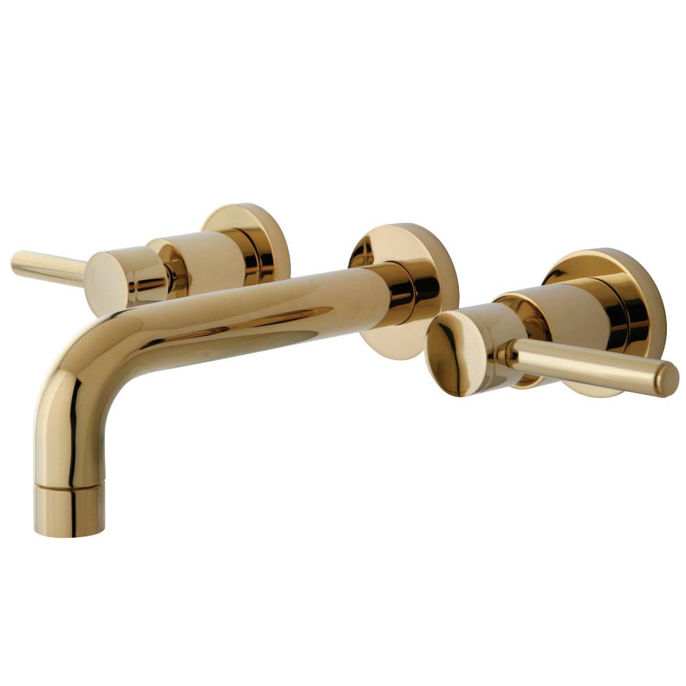 Kingston Brass Concord Wall Mount 2-Handle Bathroom Faucet